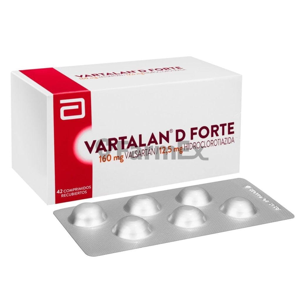 Vartalan D Forte 160 mg / 12,5 mg x 42 comprimidos Farmex-Pluxee-Persistente